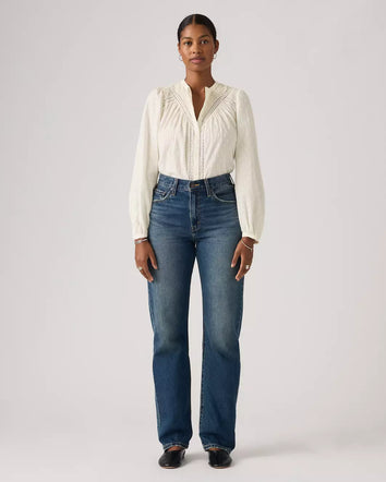 levi's® easy dad 牛仔褲 | 女裝 005DC00042930 Medium Indigo  – Levi's 香港