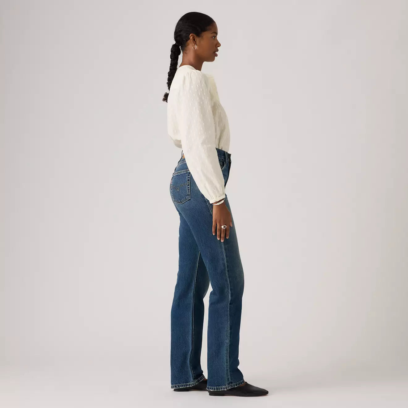 levi's® easy dad 牛仔褲 | 女裝 005DC00042930 Medium Indigo – Levi's 香港