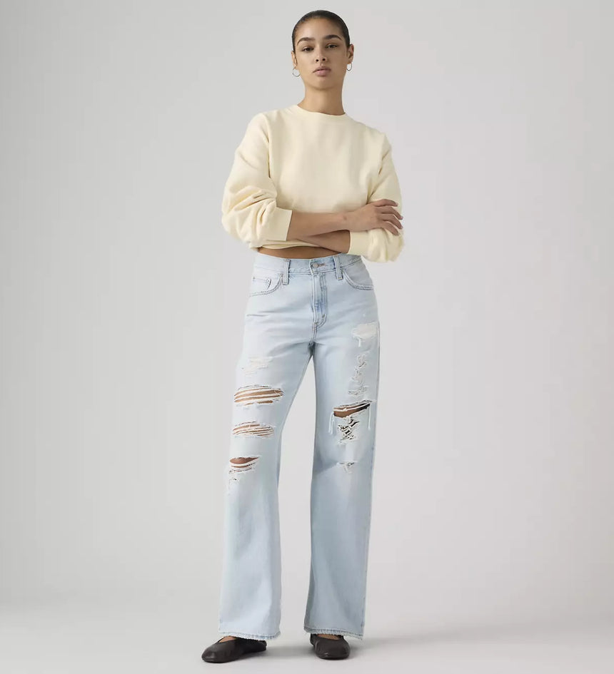 levi's® loose boot 牛仔褲 | 女裝 005DO00092429 Medium Indigo – Levi's 香港