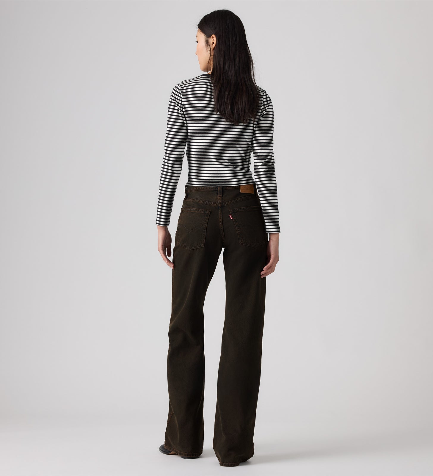 rosé's style levi's® women's loose boot jeans 005DO00542431 Over A Cup Psk - Brown – Levi's Hong Kong