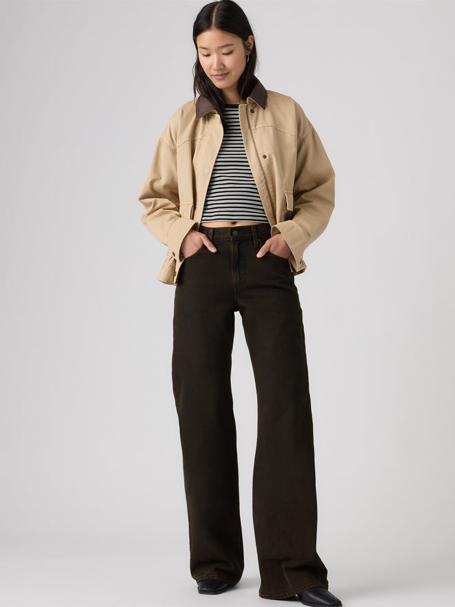 rosé朴彩英同款 levi's® 寬鬆靴型牛仔褲 | 女裝 005DO00542431 Over A Cup Psk - Brown  – Levi's 香港