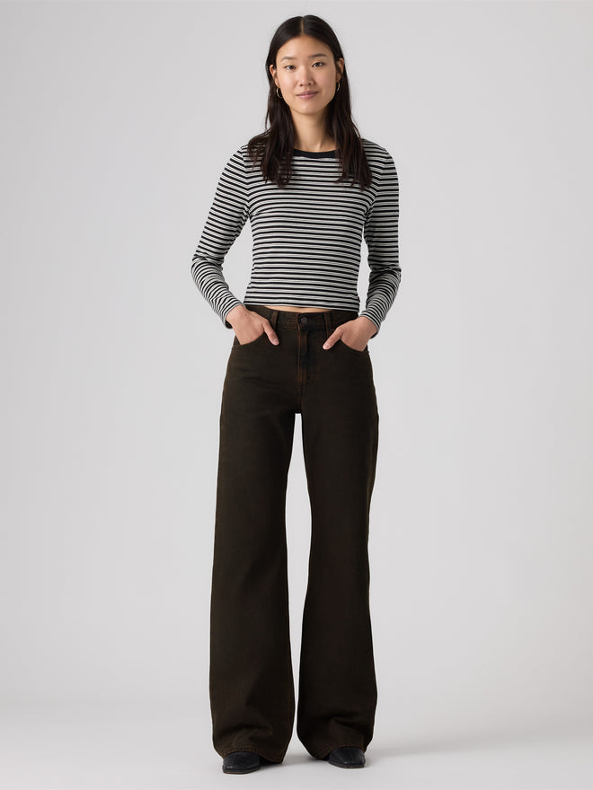 rosé朴彩英同款 levi's® 寬鬆靴型牛仔褲 | 女裝 005DO00542431 Over A Cup Psk - Brown  – Levi's 香港