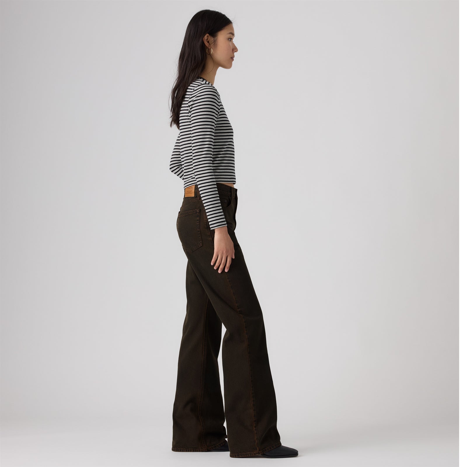 rosé朴彩英同款 levi's® 寬鬆靴型牛仔褲 | 女裝 005DO00542431 Over A Cup Psk - Brown – Levi's 香港