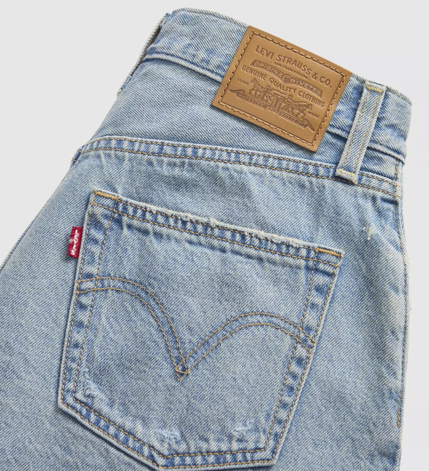 levi's® women's ribcage 極高腰短褲 | 女裝   005DS000224- Light Indigo – Levi's 香港