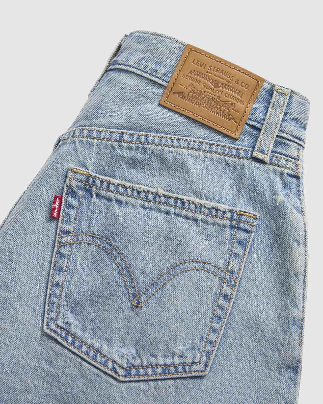 levi's® women's ribcage shorts 005DS000224- Light Indigo – Levi's Hong Kong
