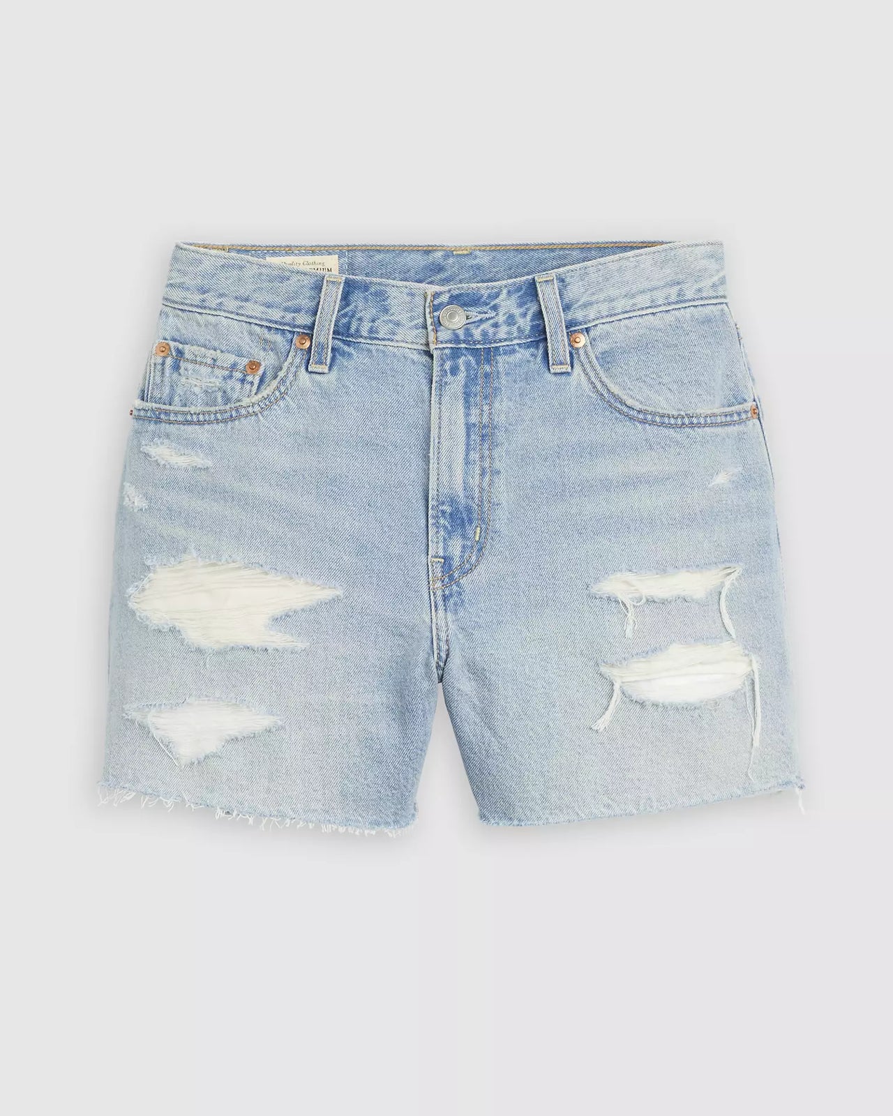 levi's® women's ribcage shorts 005DS000224- Light Indigo – Levi's Hong Kong