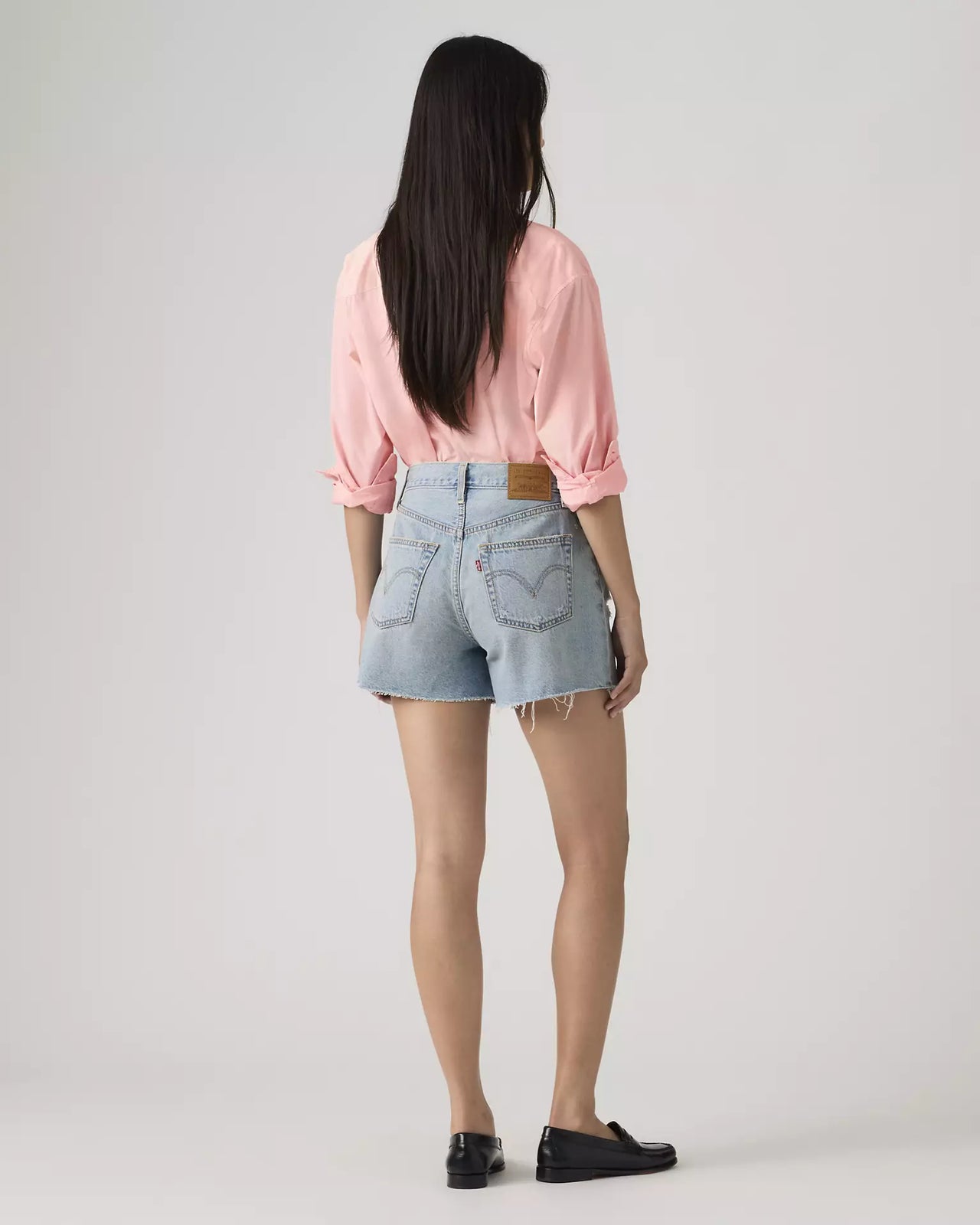 levi's® women's ribcage shorts 005DS000224- Light Indigo – Levi's Hong Kong