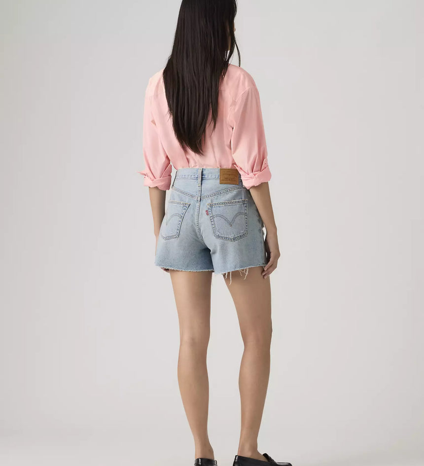 levi's® women's ribcage 極高腰短褲 | 女裝   005DS000224- Light Indigo – Levi's 香港