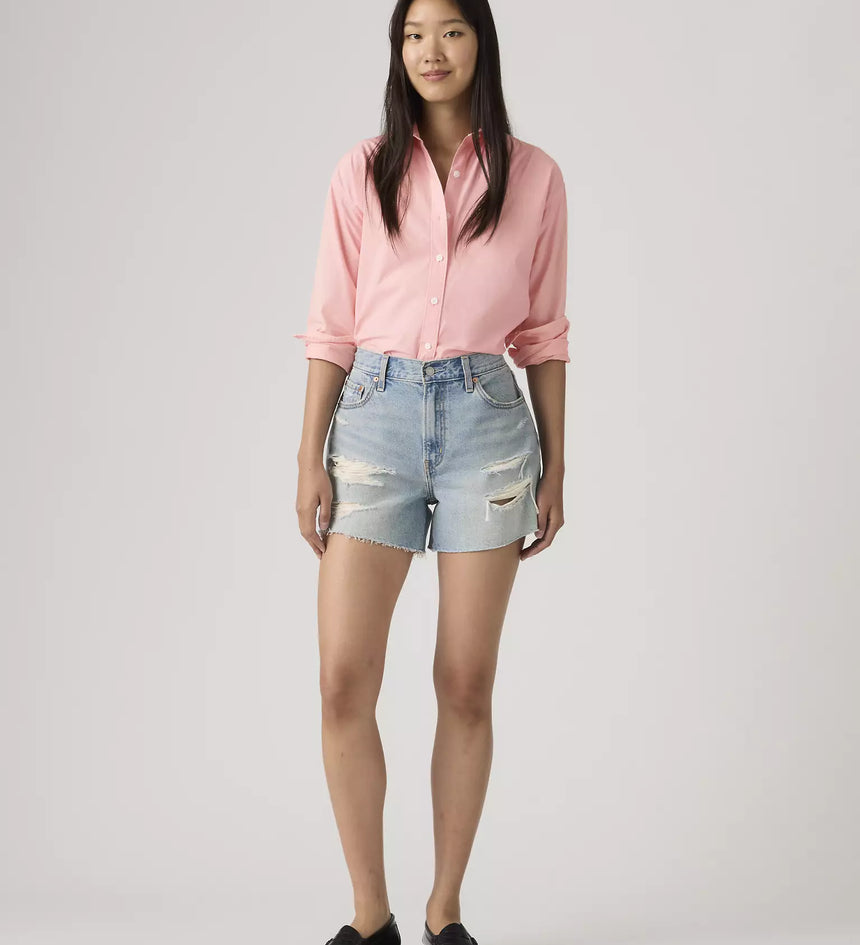 levi's® women's ribcage 極高腰短褲 | 女裝   005DS000224- Light Indigo – Levi's 香港