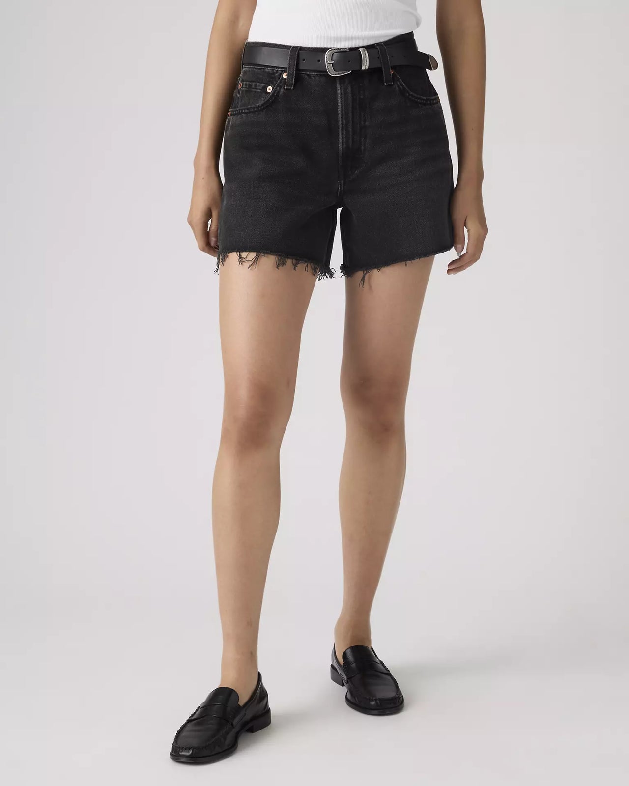 levi's® women's ribcage shorts 005DS000524- Black – Levi's Hong Kong
