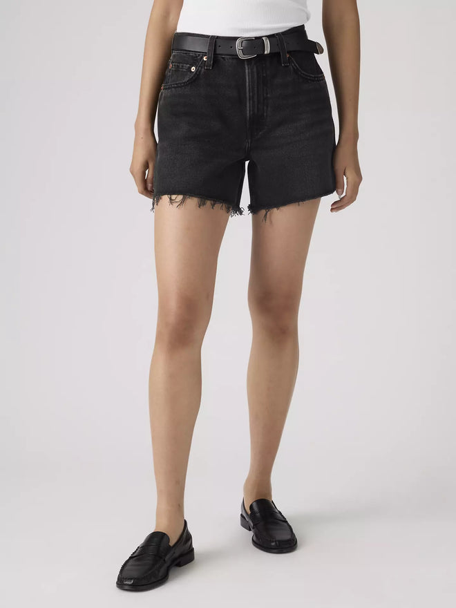 levi's® women's ribcage shorts 005DS000524- Black  – Levi's Hong Kong