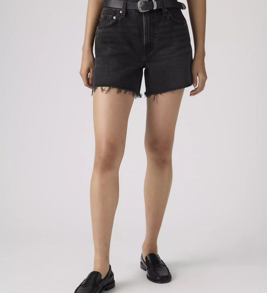 levi's® women's ribcage 極高腰短褲 | 女裝   005DS000524- Black – Levi's 香港