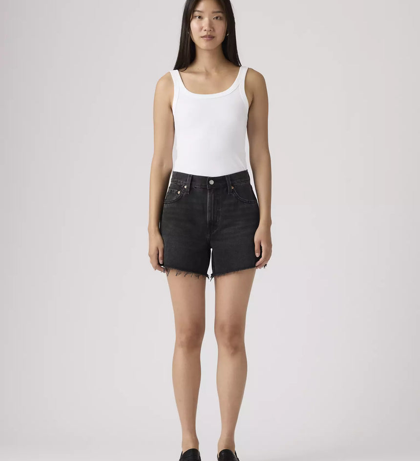 levi's® women's ribcage 極高腰短褲 | 女裝   005DS000524- Black – Levi's 香港