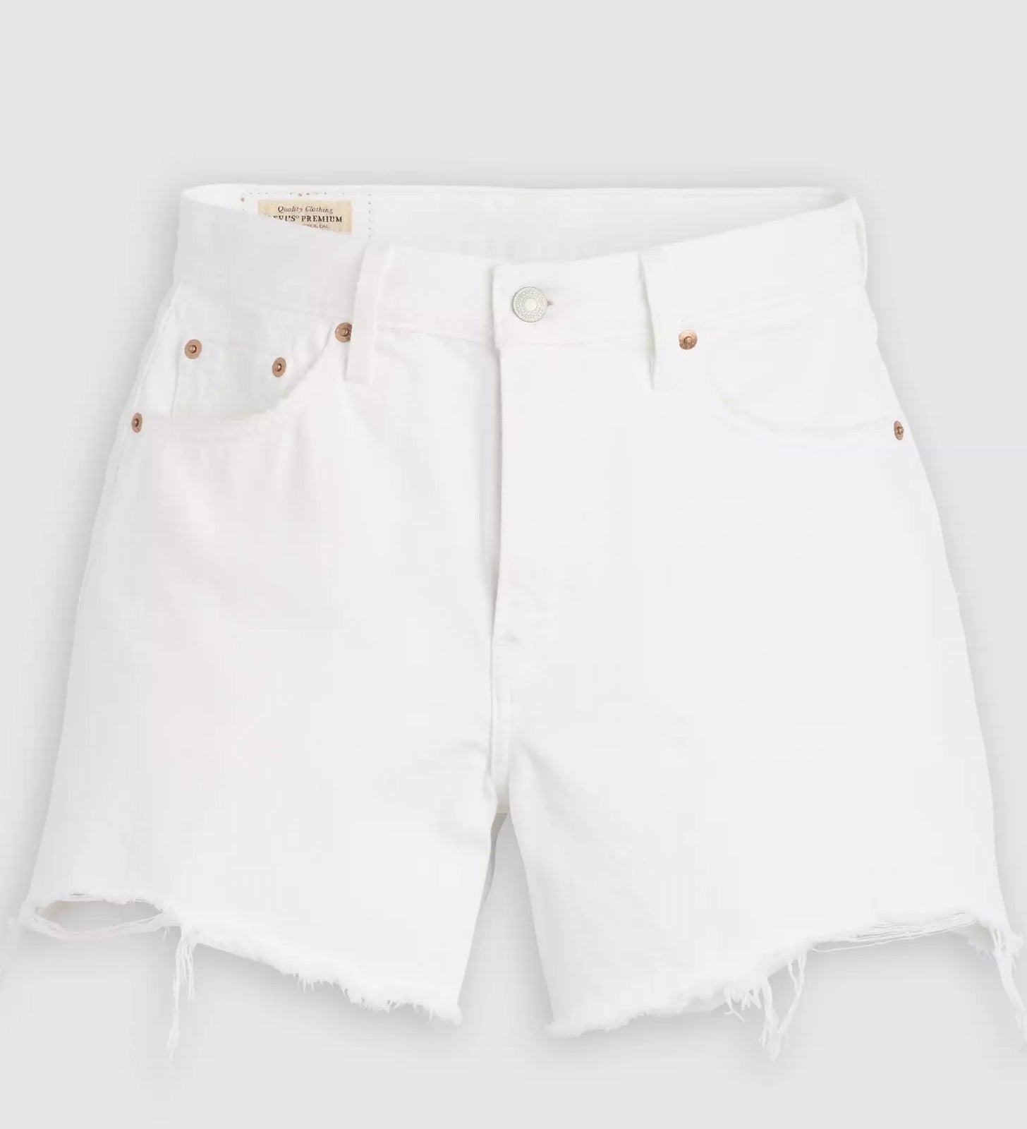 levi's® women's ribcage 極高腰短褲 | 女裝   005DS000725- White – Levi's 香港