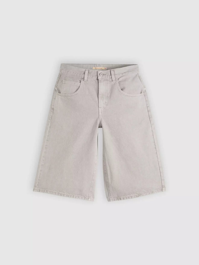levi's® super baggy 超寬鬆牛仔短褲 | 女裝 005DT001623- Grey  – Levi's 香港