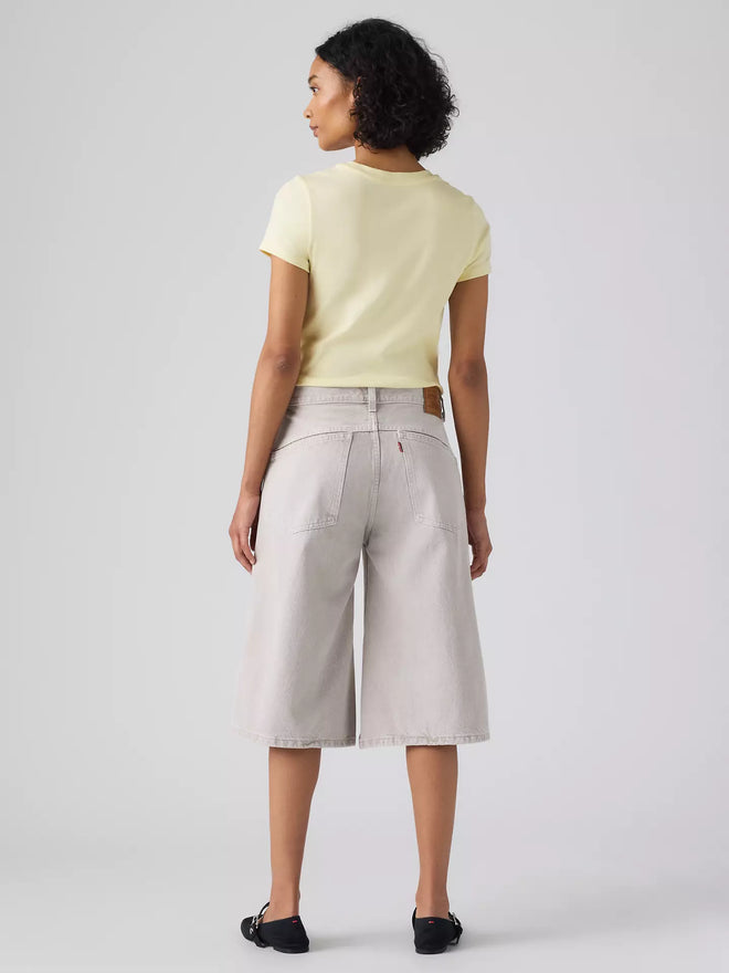 levi's® super baggy 超寬鬆牛仔短褲 | 女裝 005DT001623- Grey  – Levi's 香港