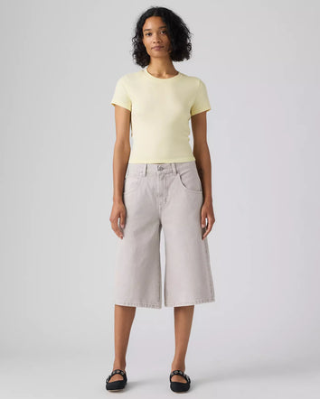 levi's® super baggy 超寬鬆牛仔短褲 | 女裝 005DT001625- Grey  – Levi's 香港