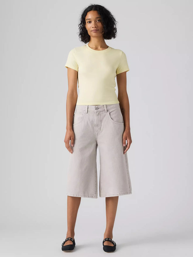 levi's® super baggy 超寬鬆牛仔短褲 | 女裝 005DT001623- Grey  – Levi's 香港