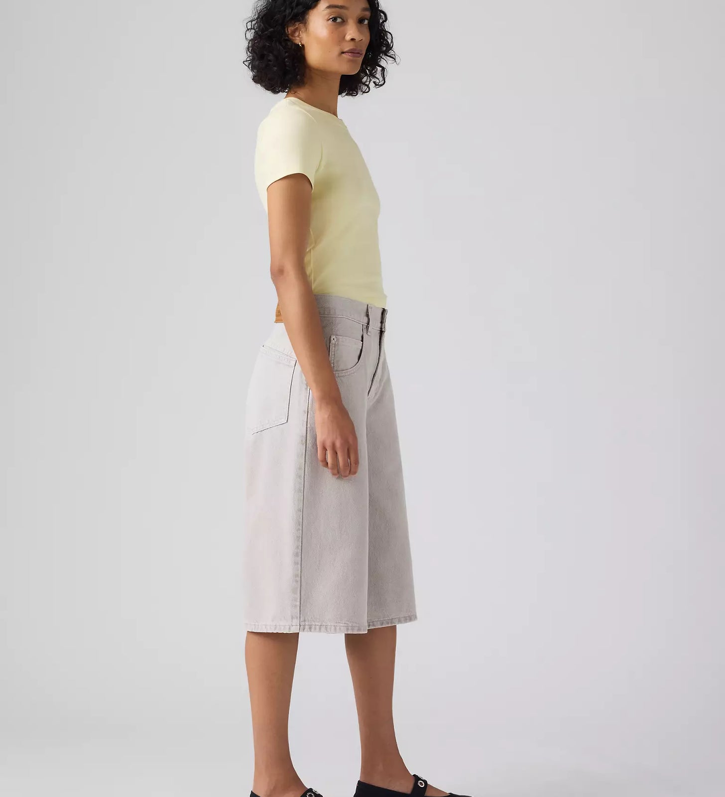 levi's® super baggy 超寬鬆牛仔短褲 | 女裝 005DT001625- Grey – Levi's 香港