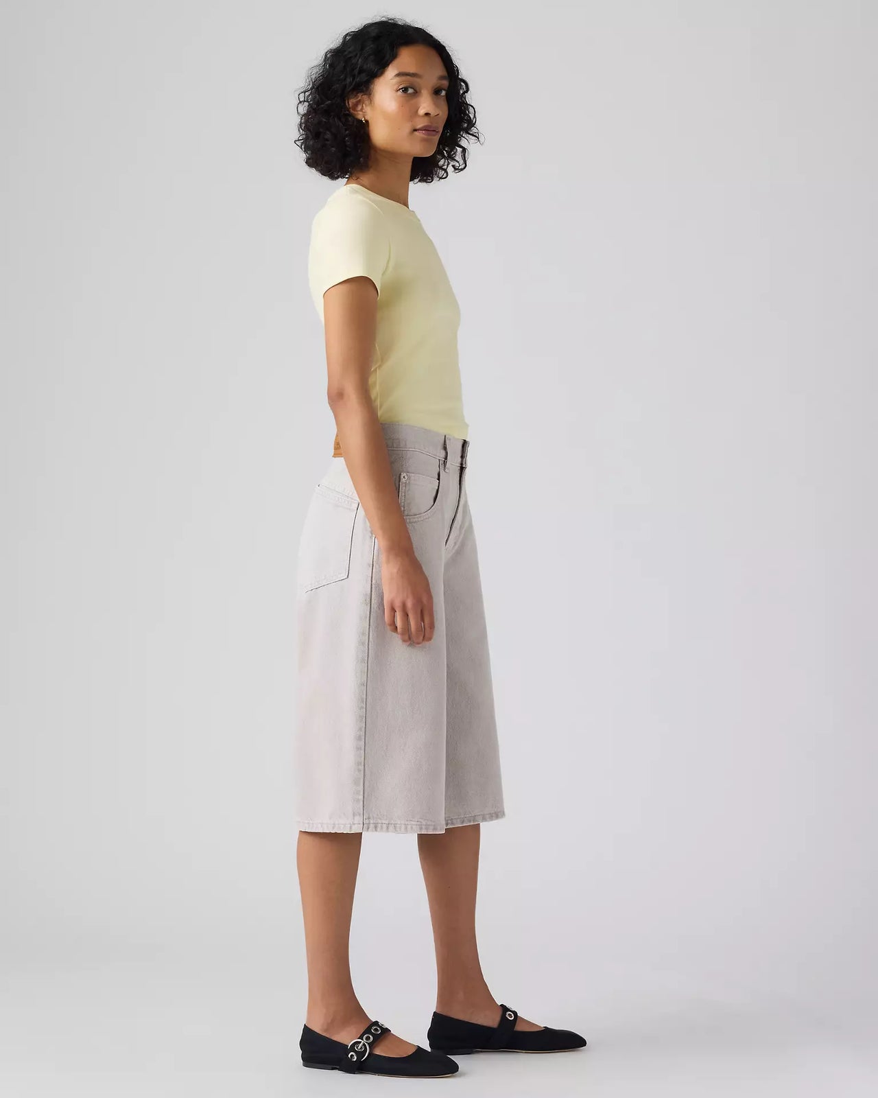 levi's® super baggy 超寬鬆牛仔短褲 | 女裝 005DT001623- Grey – Levi's 香港