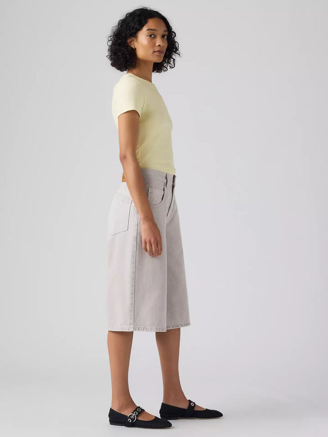 levi's® super baggy 超寬鬆牛仔短褲 | 女裝 005DT001623- Grey  – Levi's 香港