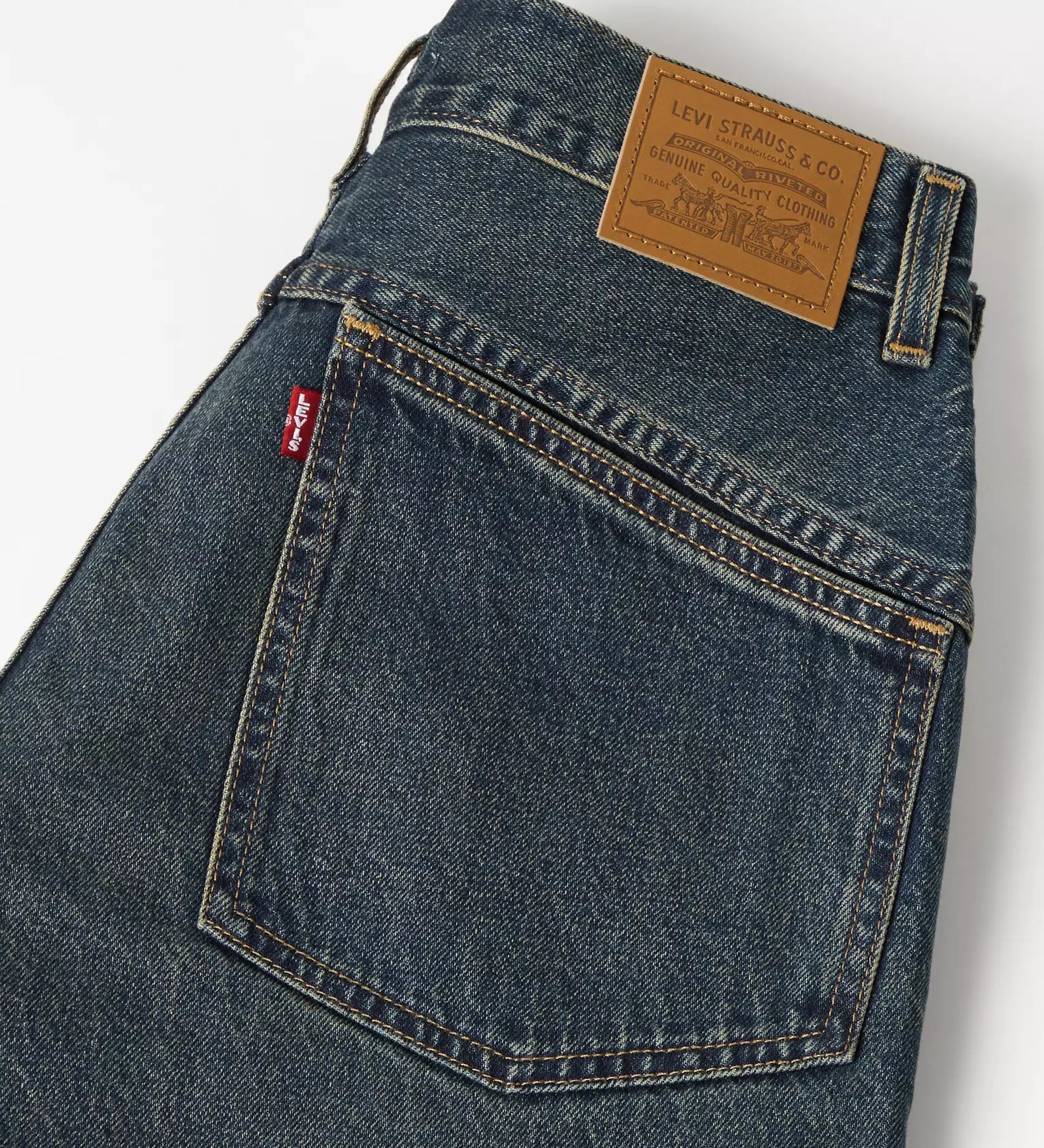 levi's® super baggy 超寬鬆牛仔短褲 | 女裝 005DT001725- Medium Indigo – Levi's 香港