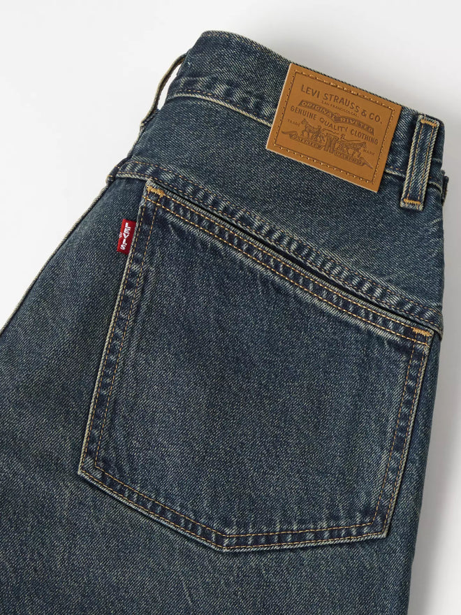 levi's® super baggy 超寬鬆牛仔短褲 | 女裝 005DT001723- Medium Indigo  – Levi's 香港
