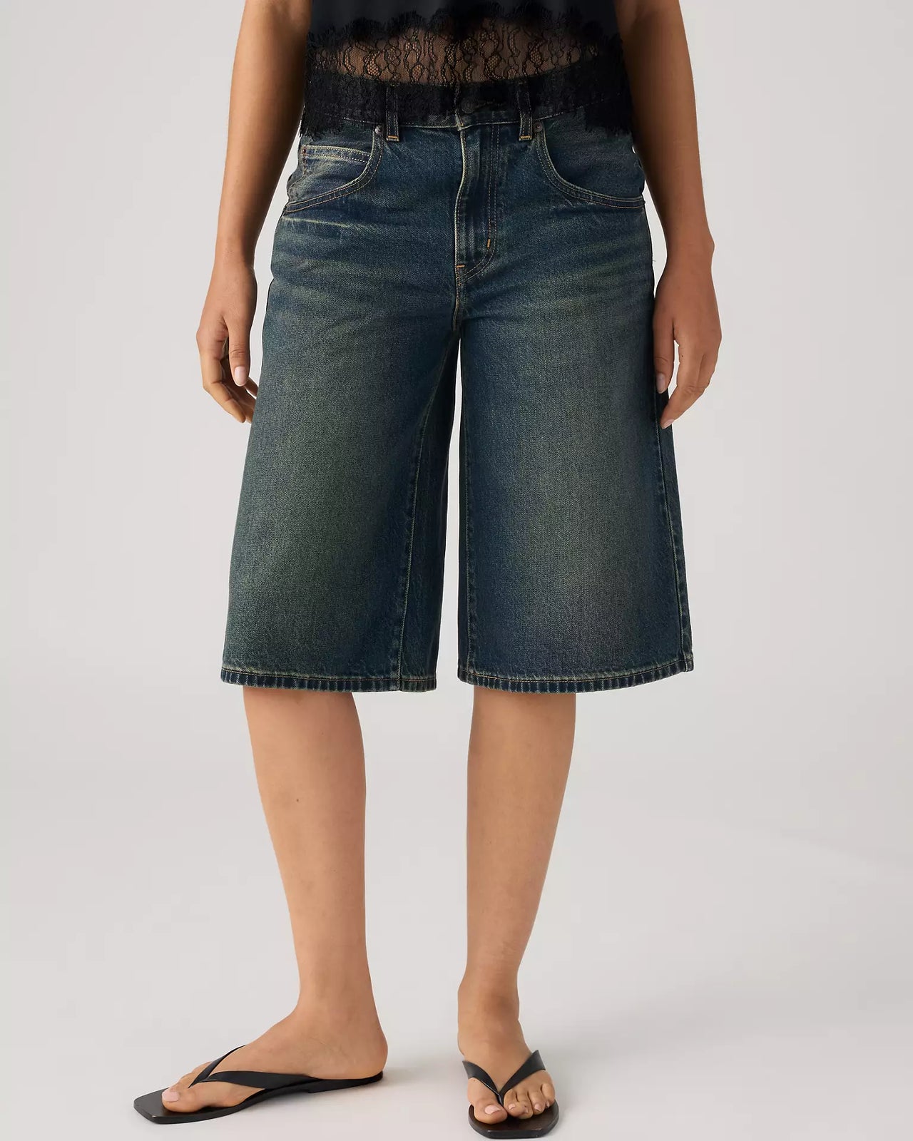 levi's® women's super baggy jorts 005DT001723- Medium Indigo – Levi's Hong Kong