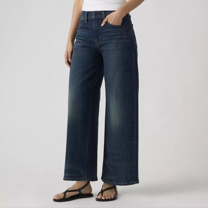 Levi's® 728™ 高腰寬腿及踝牛仔褲 | 女裝