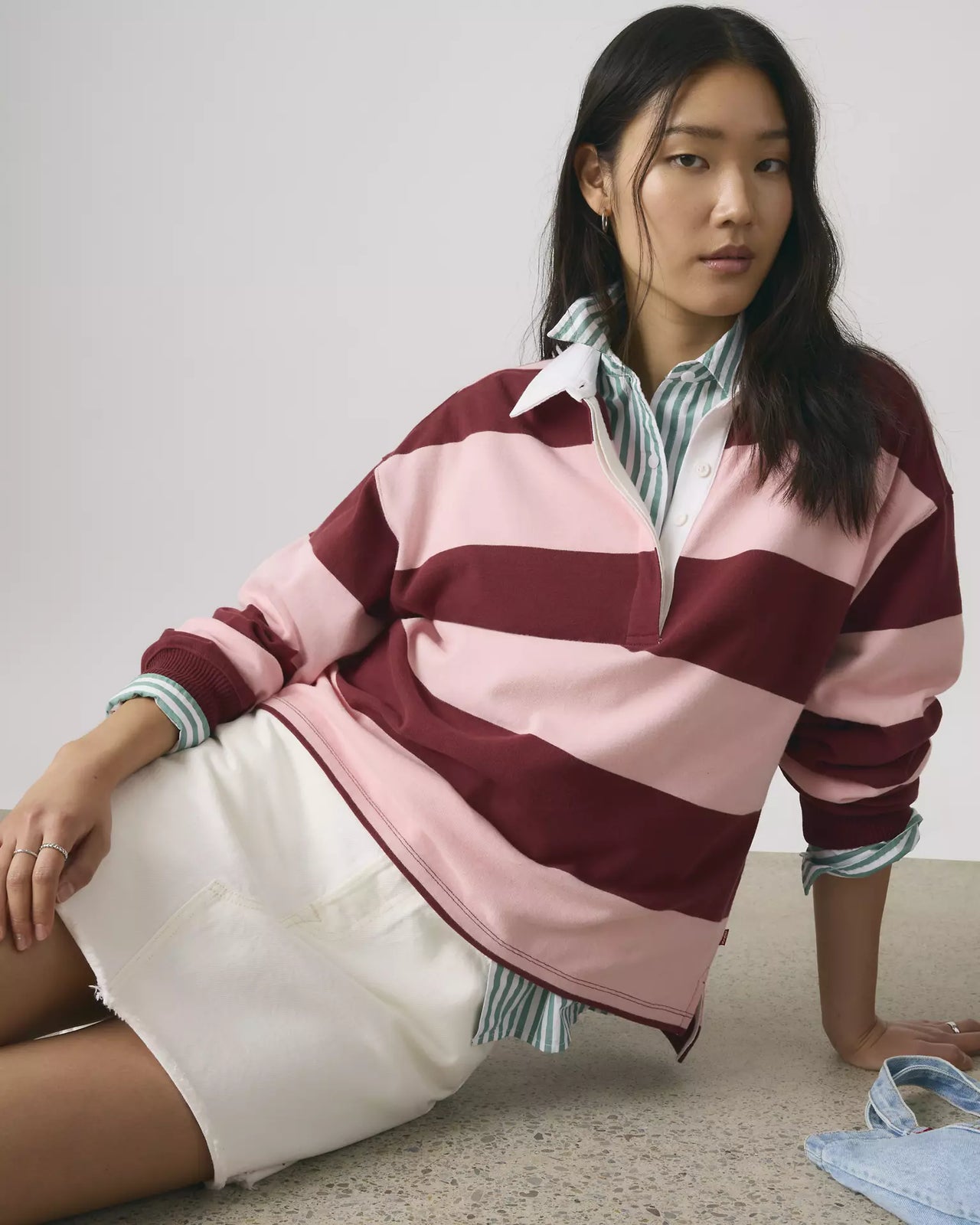 levi's® women's deconstructed 解構裙 | 女裝   005LW000524- White – Levi's 香港