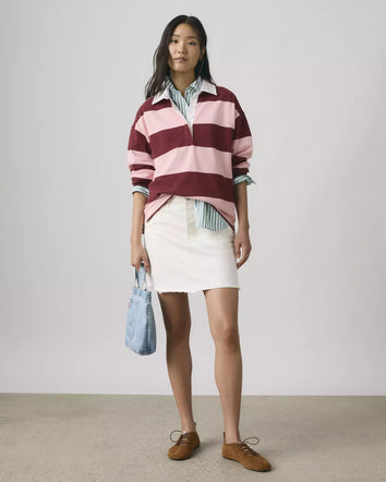 levi's® women's deconstructed skirt 005LW000524- White  – Levi's Hong Kong