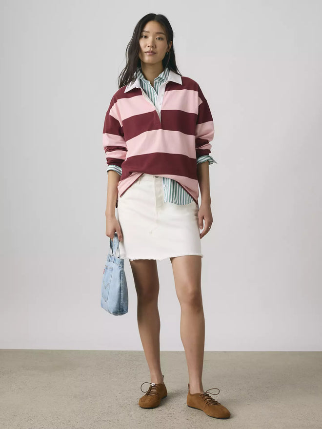 levi's® women's deconstructed 解構裙 | 女裝   005LW000524- White  – Levi's 香港