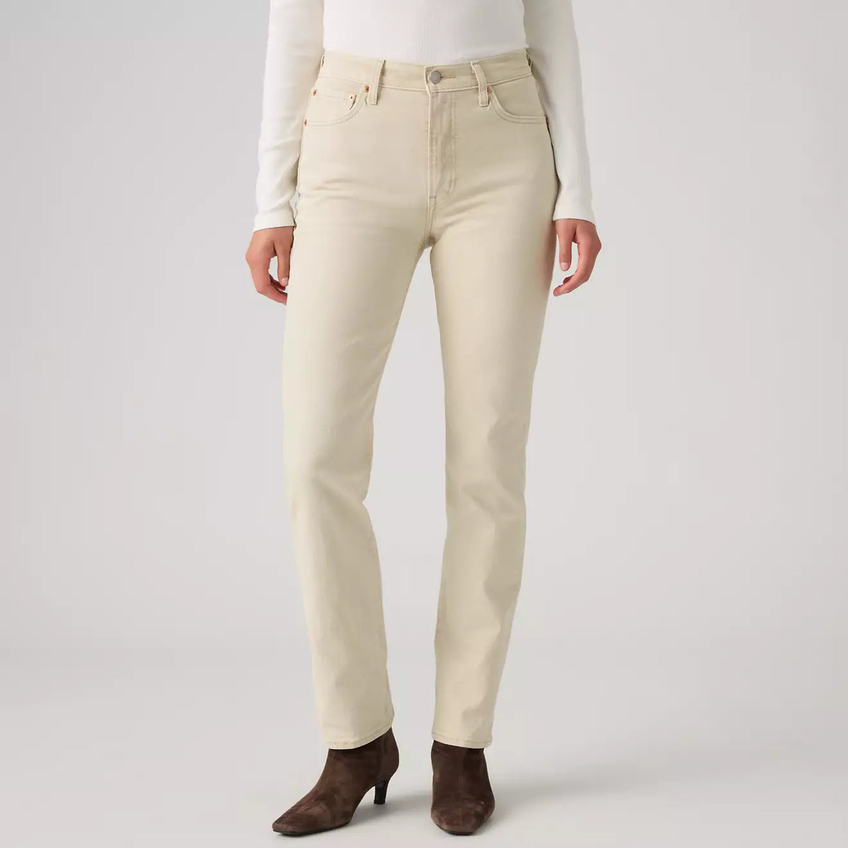 Levi's® Ribcage Slim 牛仔褲 | 女裝