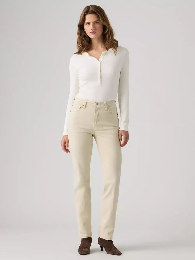 levi's® ribcage slim 牛仔褲 | 女裝 0081W00042429 Neutral  – Levi's 香港