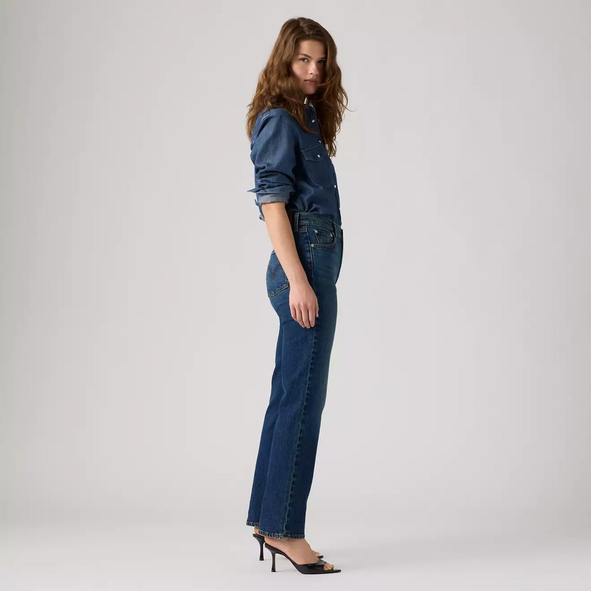 Levi's® Ribcage Slim 牛仔褲 | 女裝