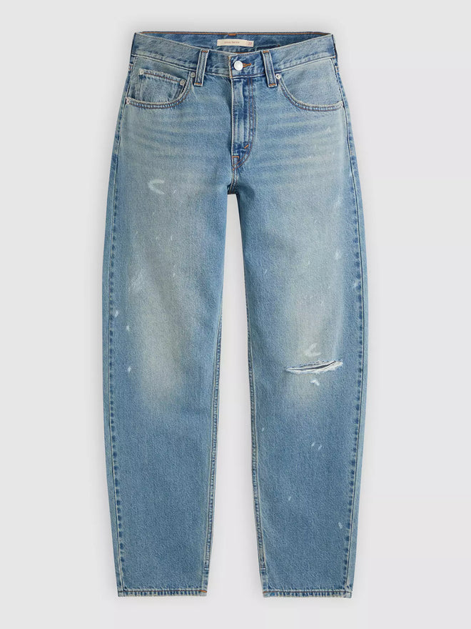 levi's® loose taper 寬鬆錐形牛仔褲 | 女裝   0083N00022429 Medium Indigo  – Levi's 香港