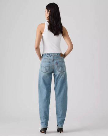levi's® loose taper 寬鬆錐形牛仔褲 | 女裝   0083N00022429 Medium Indigo  – Levi's 香港
