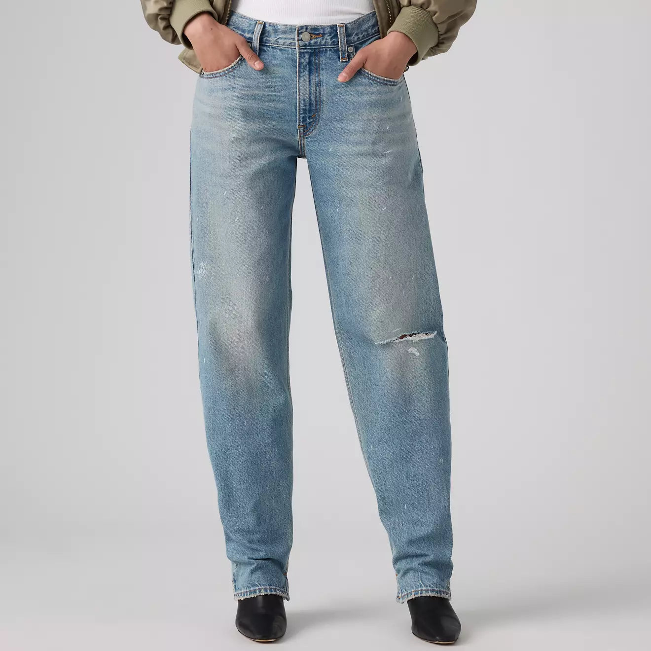 levi's® women's loose taper jeans 0083N00022429 Medium Indigo – Levi's Hong Kong