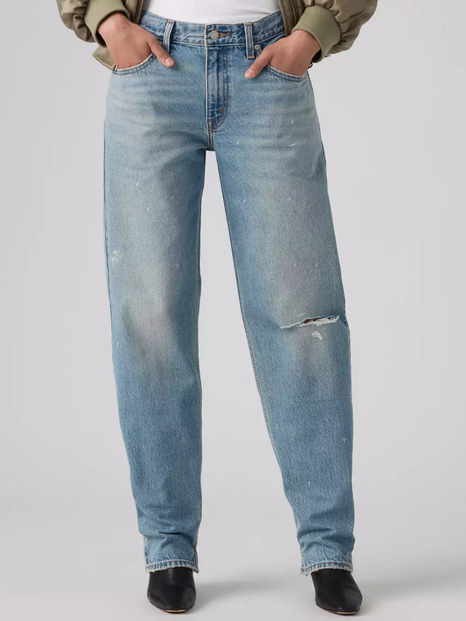 levi's® women's loose taper jeans 0083N00022429 Medium Indigo  – Levi's Hong Kong