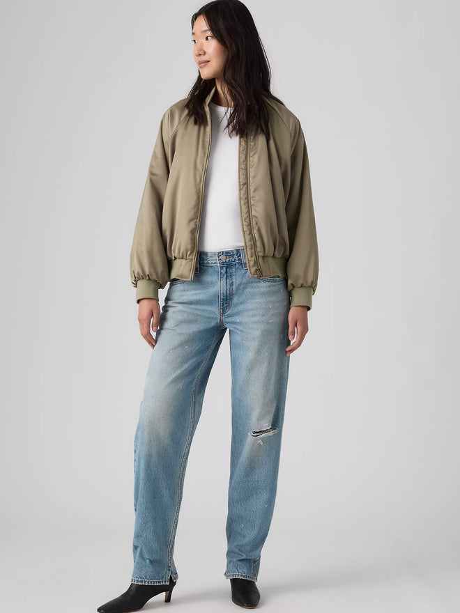 levi's® loose taper 寬鬆錐形牛仔褲 | 女裝   0083N00022429 Medium Indigo  – Levi's 香港