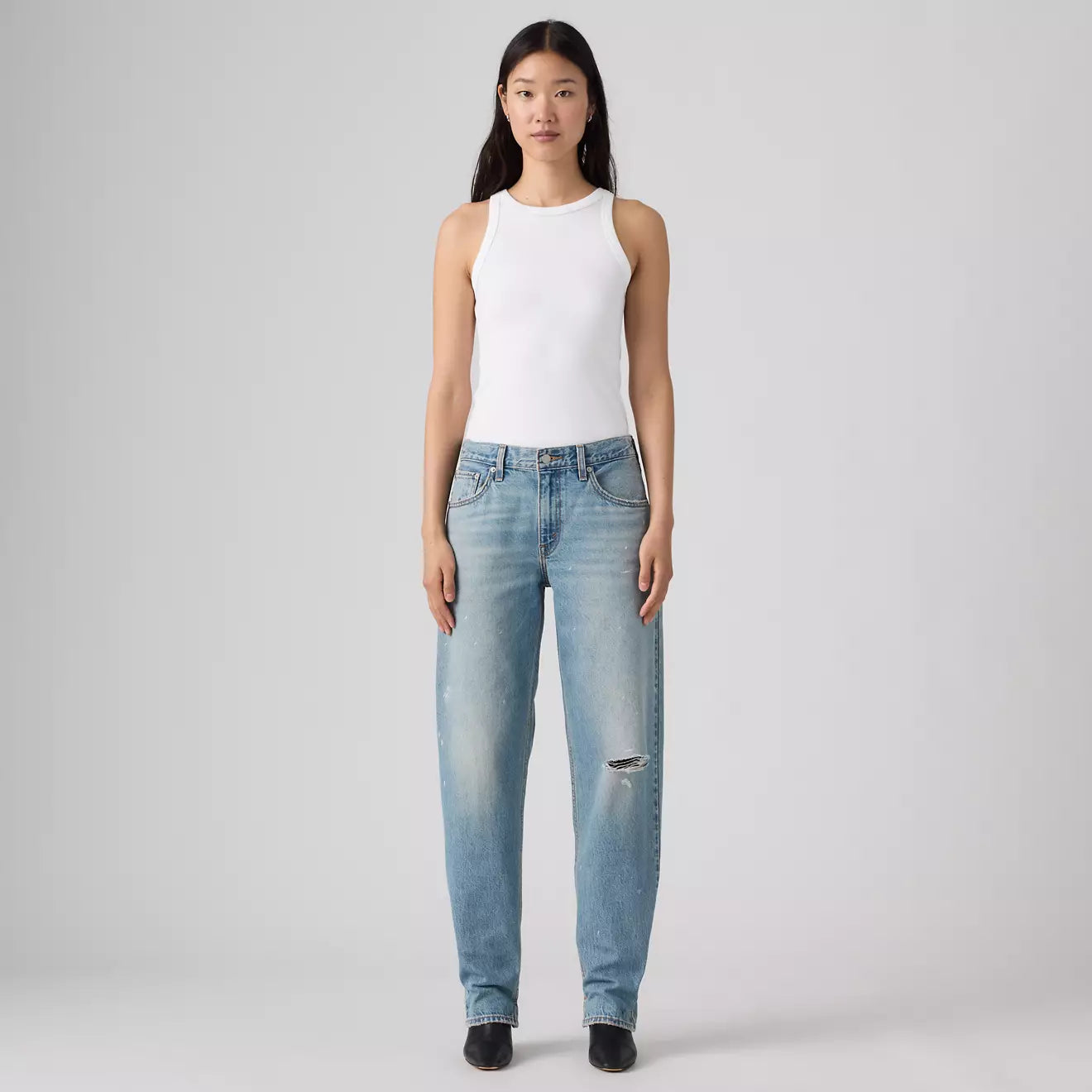 levi's® women's loose taper jeans 0083N00022429 Medium Indigo – Levi's Hong Kong