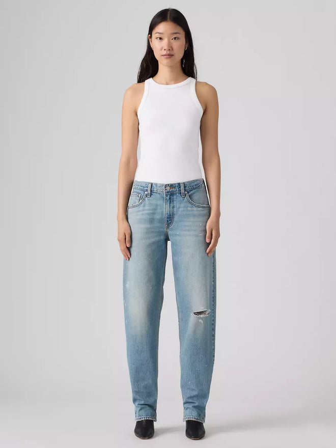 levi's® women's loose taper jeans 0083N00022429 Medium Indigo  – Levi's Hong Kong