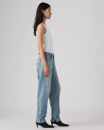 levi's® loose taper 寬鬆錐形牛仔褲 | 女裝   0083N00022429 Medium Indigo  – Levi's 香港