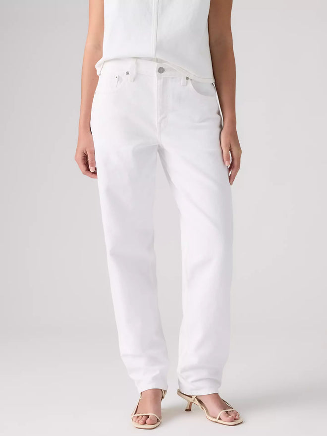 levi's® loose taper 寬鬆錐形牛仔褲 | 女裝   0083N00032429 White  – Levi's 香港