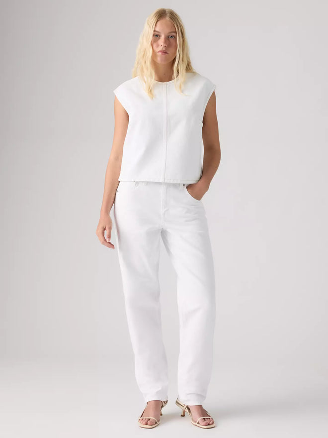 levi's® loose taper 寬鬆錐形牛仔褲 | 女裝   0083N00032429 White  – Levi's 香港