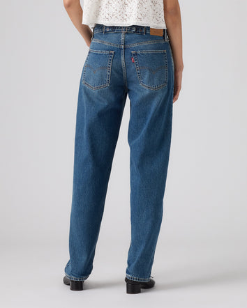 levi's® 寬鬆錐形牛仔褲 | 女裝 0083N00492431 Medium Indigo  – Levi's 香港