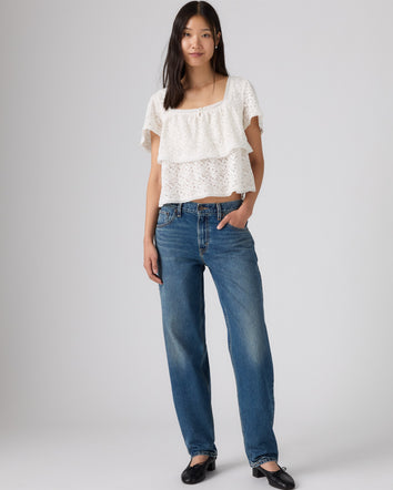 levi's® 寬鬆錐形牛仔褲 | 女裝 0083N00492431 Medium Indigo  – Levi's 香港