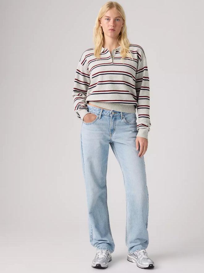 levi's® low straight 低腰直筒牛仔褲 | 女裝 0083P00112429 Light Indigo  – Levi's 香港