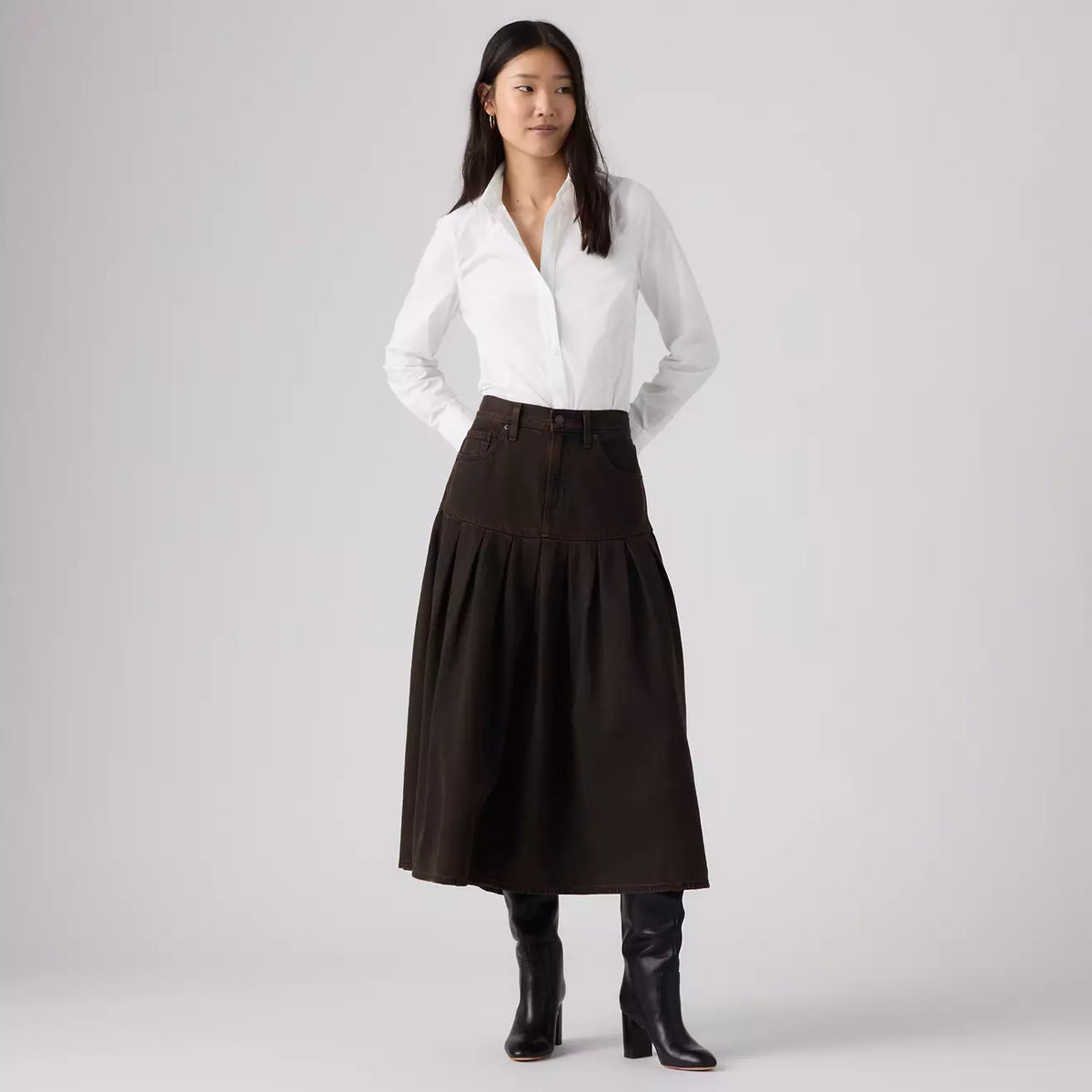 Levi's® Yoked風琴褶裙 | 女裝