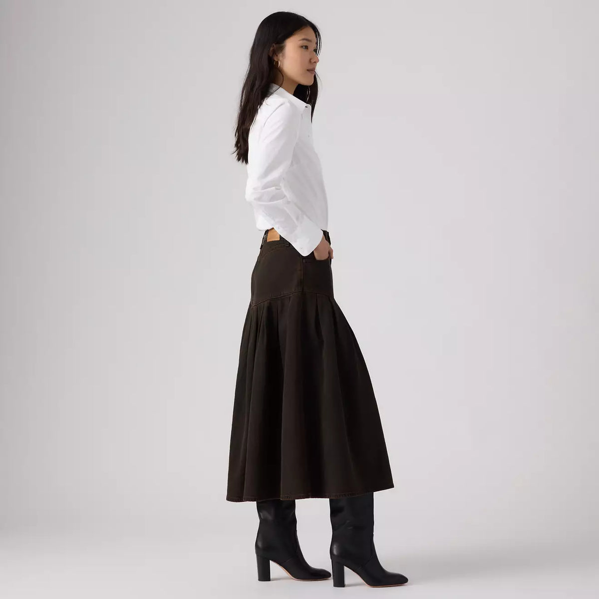 Levi's® Yoked風琴褶裙 | 女裝